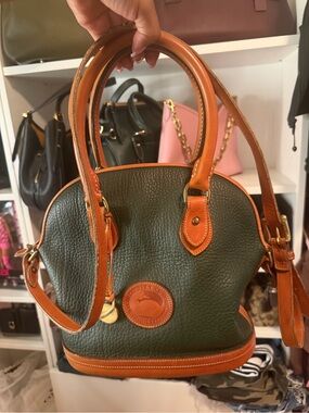 Vintage Dooney & Bourke All-Weather Leather (AWL) Norfolk Satchel